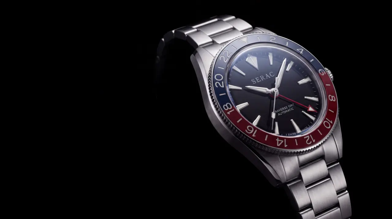 The Traverse GMT turning from a three-quarter view to face the camera, on black.